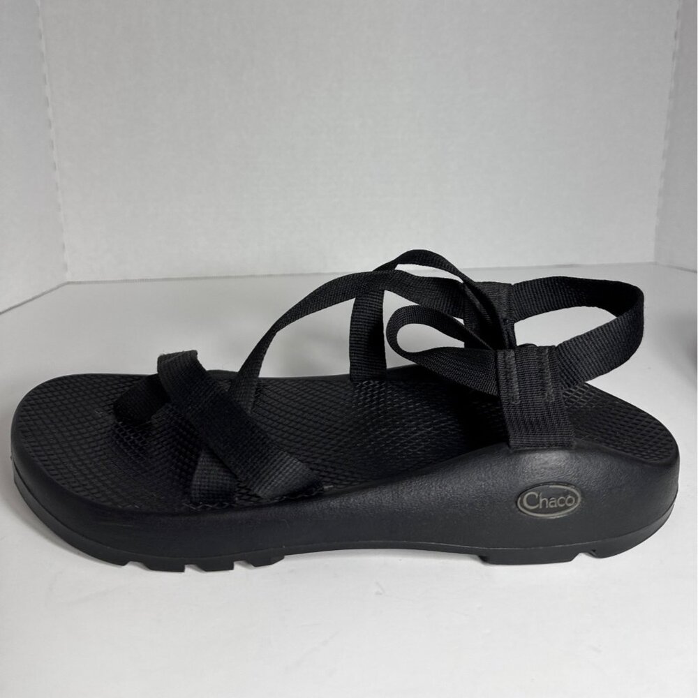 Chaco Z/2 Black Strappy Durable Outdoor Sandals Mens Size 12 - Picture 6 of 13